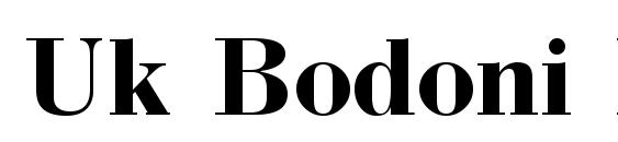Uk Bodoni Bold font, free Uk Bodoni Bold font, preview Uk Bodoni Bold font