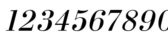 Uk Bodoni Italic Font, Number Fonts