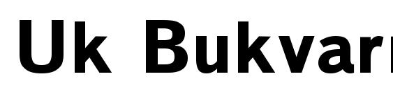 Uk Bukvarnaya Bold font, free Uk Bukvarnaya Bold font, preview Uk Bukvarnaya Bold font