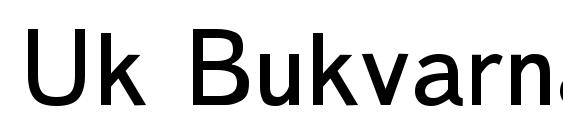 Uk Bukvarnaya Font