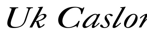 Uk Caslon Italic font, free Uk Caslon Italic font, preview Uk Caslon Italic font