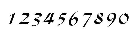 UKIJ Diwani Font, Number Fonts