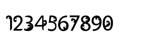Ukiran Jawi Font, Number Fonts