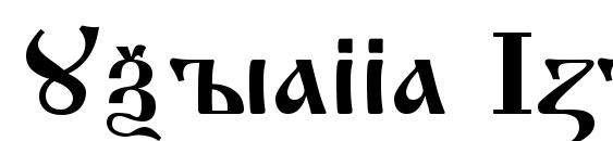 Ukrainian Izhitsa font, free Ukrainian Izhitsa font, preview Ukrainian Izhitsa font