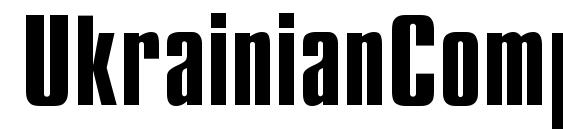 UkrainianCompact Bold font, free UkrainianCompact Bold font, preview UkrainianCompact Bold font