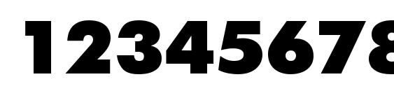 UkrainianFuturisExtra Bold Font, Number Fonts