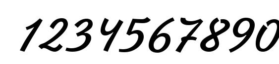 UkrainianJikharev Font, Number Fonts
