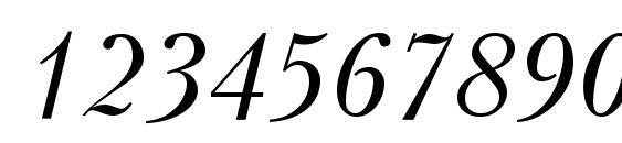 UkrainianPeterburg Italic Font, Number Fonts