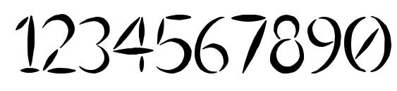 Ulse Freehand Font, Number Fonts