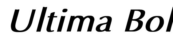 Ultima Bold Italic Font