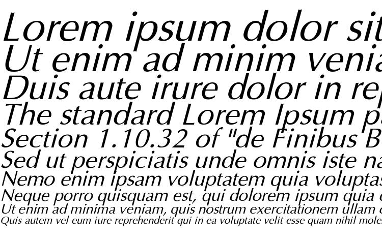 specimens Ultima Italic font, sample Ultima Italic font, an example of writing Ultima Italic font, review Ultima Italic font, preview Ultima Italic font, Ultima Italic font