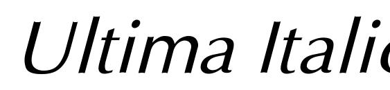 Ultima Italic Font