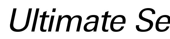 Ultimate Serial RegularItalic DB Font