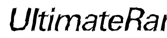 UltimateRandom Italic Font