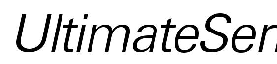 UltimateSerial Light Italic font, free UltimateSerial Light Italic font, preview UltimateSerial Light Italic font