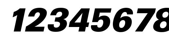 UltimateSerial Xbold Italic Font, Number Fonts