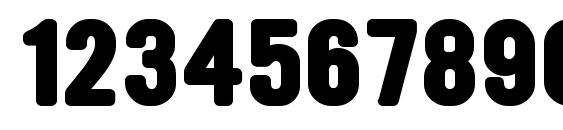 Ultramagnetic ExtraBold Font, Number Fonts