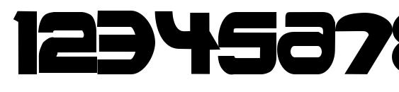 Ultraworld black Font, Number Fonts