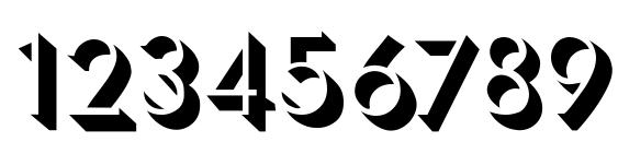 Umbra Thin Font, Number Fonts