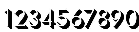 Umbrella Font, Number Fonts