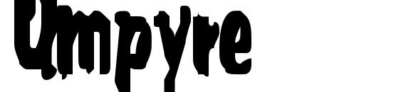 Umpyre font, free Umpyre font, preview Umpyre font