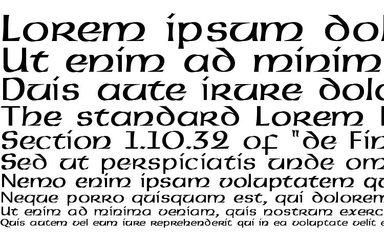 specimens Uncial ATT font, sample Uncial ATT font, an example of writing Uncial ATT font, review Uncial ATT font, preview Uncial ATT font, Uncial ATT font