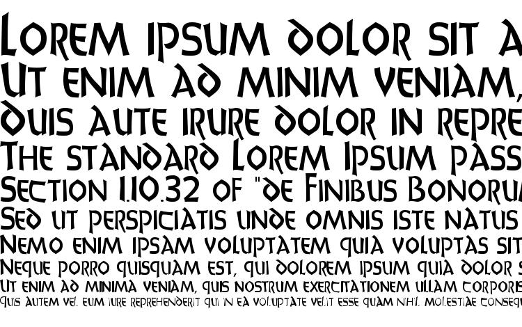 specimens Uncials Regular font, sample Uncials Regular font, an example of writing Uncials Regular font, review Uncials Regular font, preview Uncials Regular font, Uncials Regular font