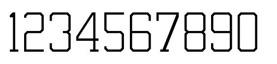 Undergrad Ultra Thin Font, Number Fonts