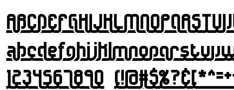 глифы шрифта Underscore BRK, символы шрифта Underscore BRK, символьная карта шрифта Underscore BRK, предварительный просмотр шрифта Underscore BRK, алфавит шрифта Underscore BRK, шрифт Underscore BRK