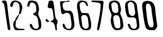 Undo36 Font, Number Fonts
