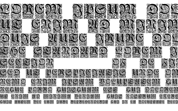 specimens Unger Fraktur Zierbuchstaben font, sample Unger Fraktur Zierbuchstaben font, an example of writing Unger Fraktur Zierbuchstaben font, review Unger Fraktur Zierbuchstaben font, preview Unger Fraktur Zierbuchstaben font, Unger Fraktur Zierbuchstaben font