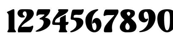 Unicorn Regular Font, Number Fonts