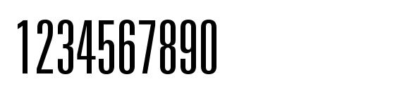 Unicumcondlightc Font, Number Fonts