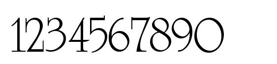 Unicyrillic regular Font, Number Fonts