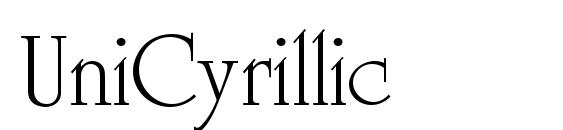 Шрифт UniCyrillic