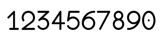 Unifur Font, Number Fonts