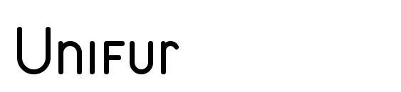 шрифт Unifur, бесплатный шрифт Unifur, предварительный просмотр шрифта Unifur