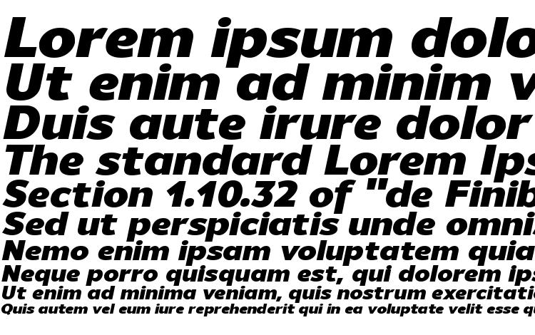 specimens Uniman BlackItalic font, sample Uniman BlackItalic font, an example of writing Uniman BlackItalic font, review Uniman BlackItalic font, preview Uniman BlackItalic font, Uniman BlackItalic font