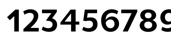 Uniman Bold Font, Number Fonts