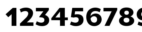 Uniman ExtraBold Font, Number Fonts