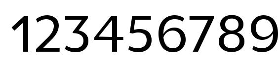 Uniman Medium Font, Number Fonts