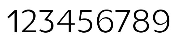 Uniman Regular Font, Number Fonts