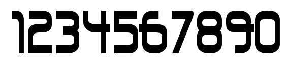 UnionCityBlue Regular Font, Number Fonts