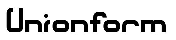 Unionform Font