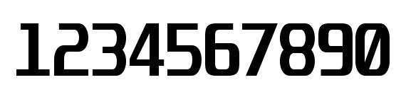 Unispace Bold Font, Number Fonts