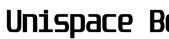 Шрифт Unispace Bold
