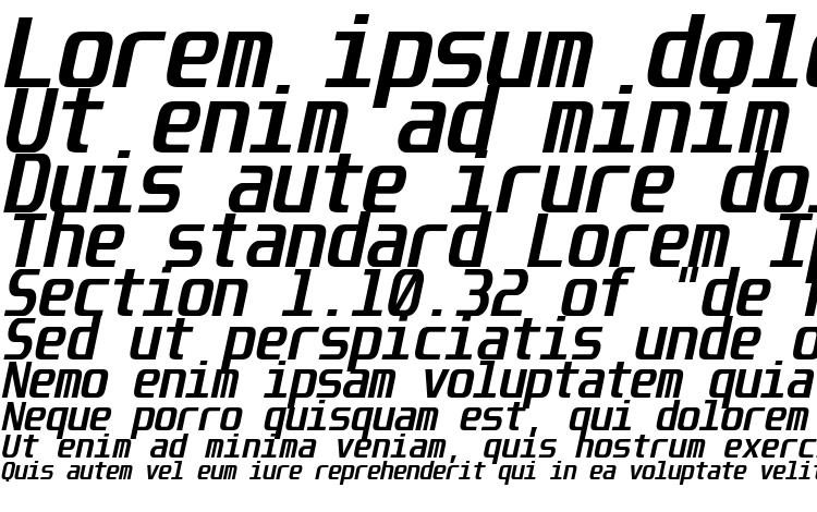 specimens Unispace BoldItalic font, sample Unispace BoldItalic font, an example of writing Unispace BoldItalic font, review Unispace BoldItalic font, preview Unispace BoldItalic font, Unispace BoldItalic font