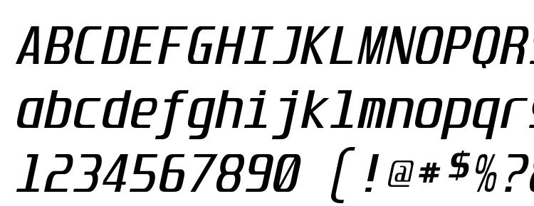 glyphs Unispace Italic font, сharacters Unispace Italic font, symbols Unispace Italic font, character map Unispace Italic font, preview Unispace Italic font, abc Unispace Italic font, Unispace Italic font