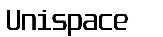 шрифт Unispace, бесплатный шрифт Unispace, предварительный просмотр шрифта Unispace