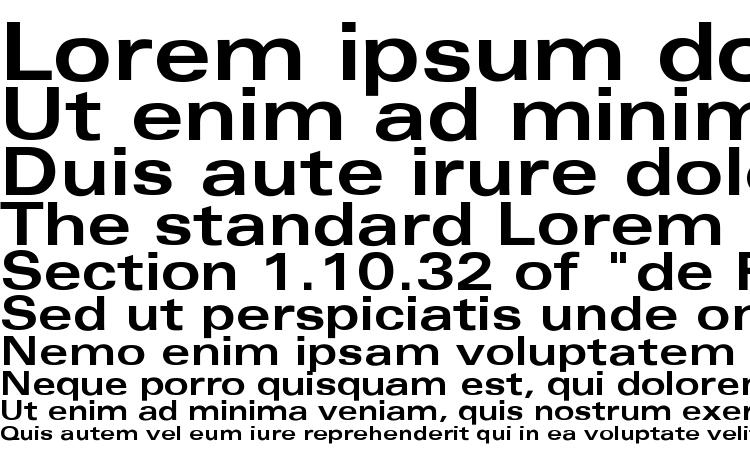 specimens Univers BoldExt font, sample Univers BoldExt font, an example of writing Univers BoldExt font, review Univers BoldExt font, preview Univers BoldExt font, Univers BoldExt font